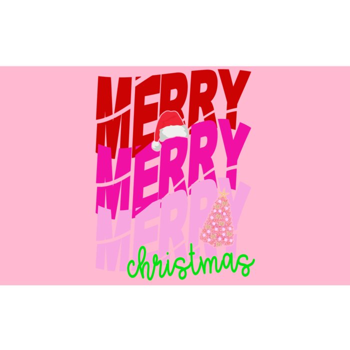 Merry Christmas Cute Holiday Gift Bumper Sticker