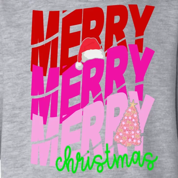 Merry Christmas Cute Holiday Gift Toddler Hoodie