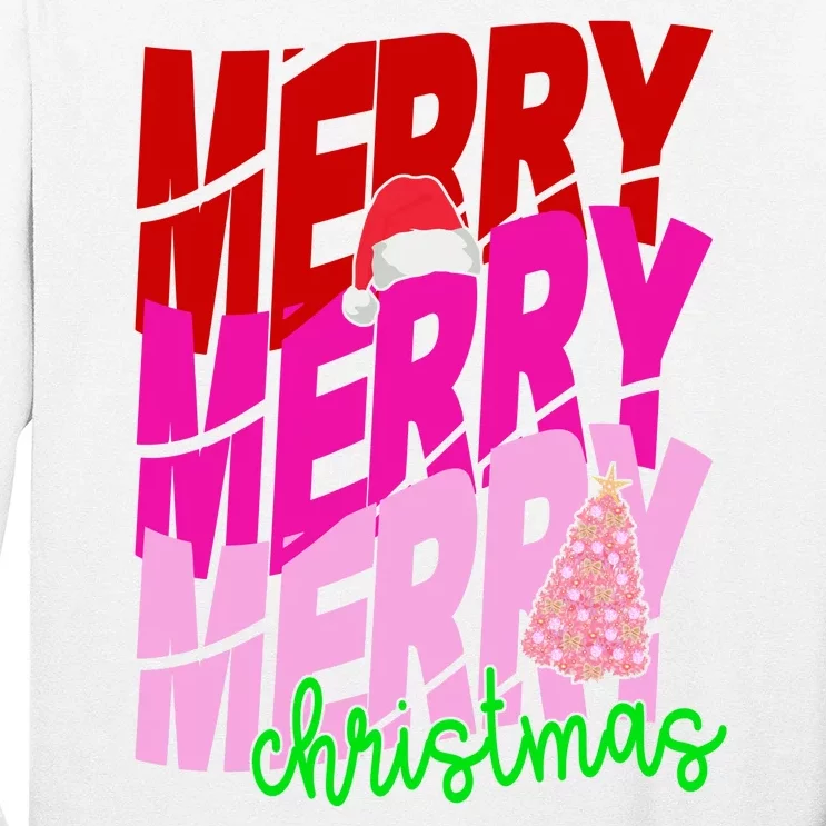 Merry Christmas Cute Holiday Gift Long Sleeve Shirt