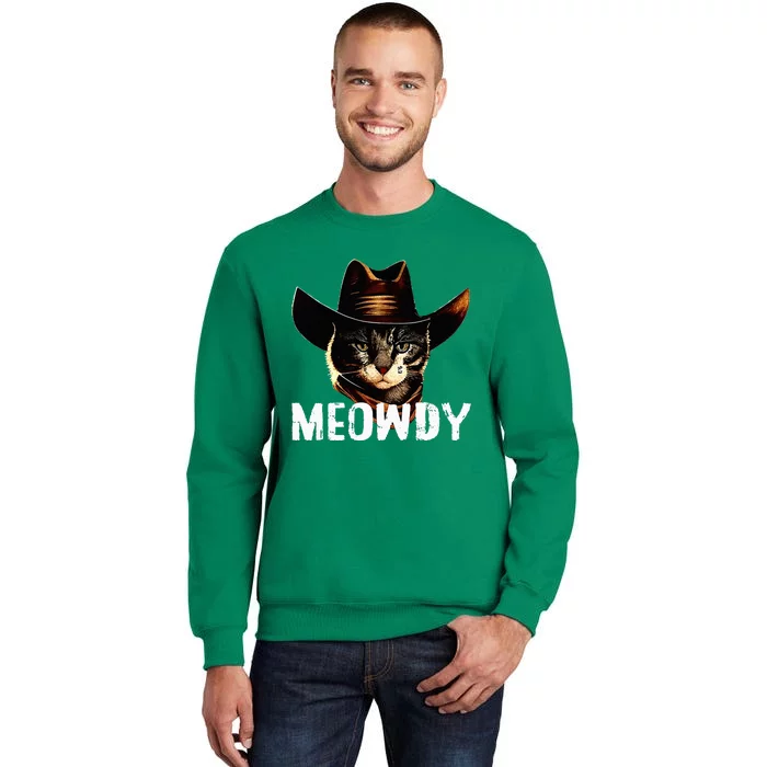 Meowdy Cat Cowboy Sweatshirt