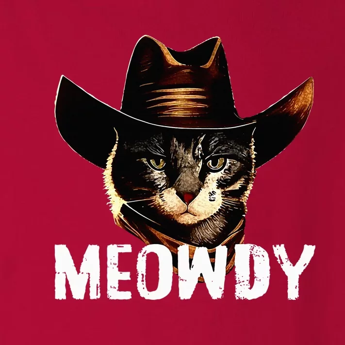 Meowdy Cat Cowboy Toddler Long Sleeve Shirt