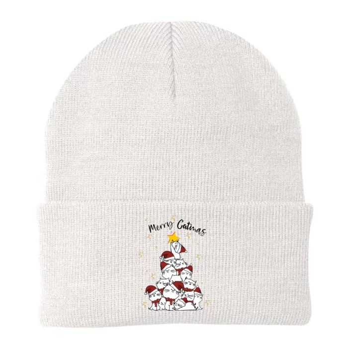 Merry Catmas Christmas Knit Cap Winter Beanie