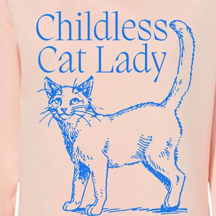 Meidastouch Childless Cat Lady Womens California Wash Sweatshirt