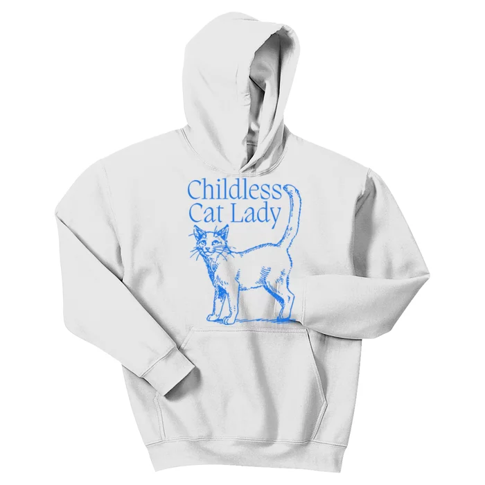 Meidastouch Childless Cat Lady Kids Hoodie