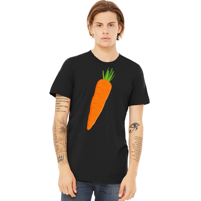 Matching Couple Costume Kids Funny Vegetable Carrot Halloween Premium T-Shirt