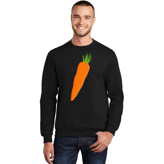 Matching Couple Costume Kids Funny Vegetable Carrot Halloween Tall Sweatshirt