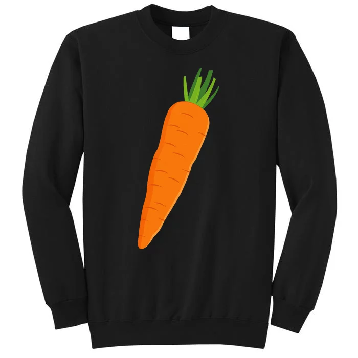 Matching Couple Costume Kids Funny Vegetable Carrot Halloween Tall Sweatshirt