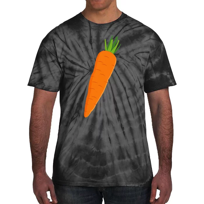 Matching Couple Costume Kids Funny Vegetable Carrot Halloween Tie-Dye T-Shirt