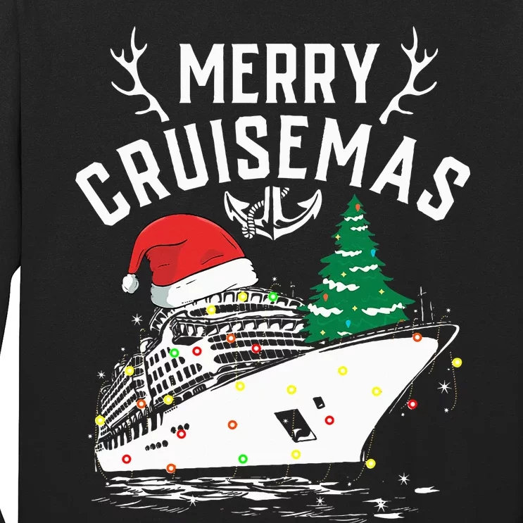 Merry Cruisemas Cruise Ship Family Christmas Funny Long Sleeve Shirt