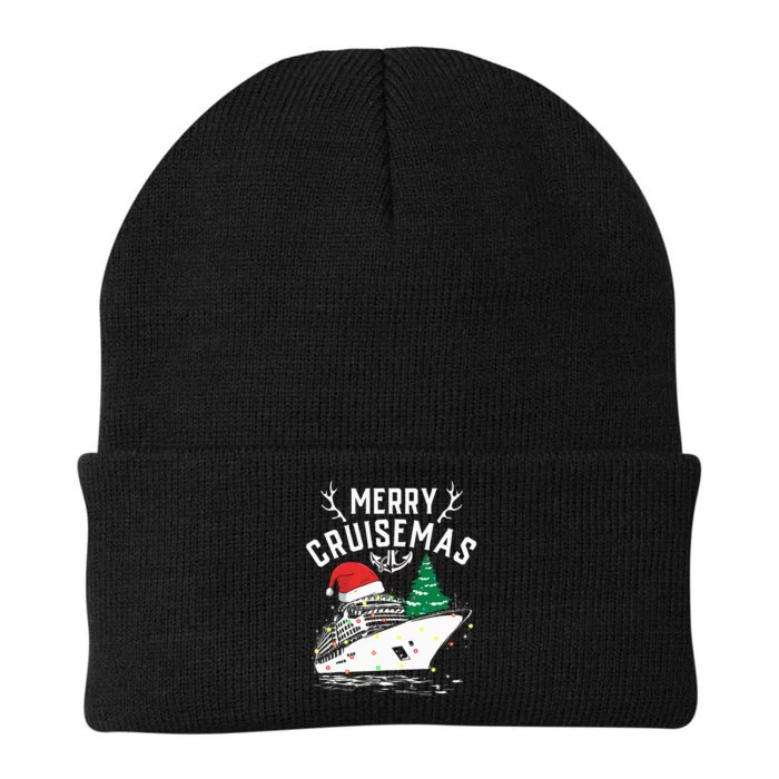 Merry Cruisemas Cruise Ship Family Christmas Funny Knit Cap Winter Beanie