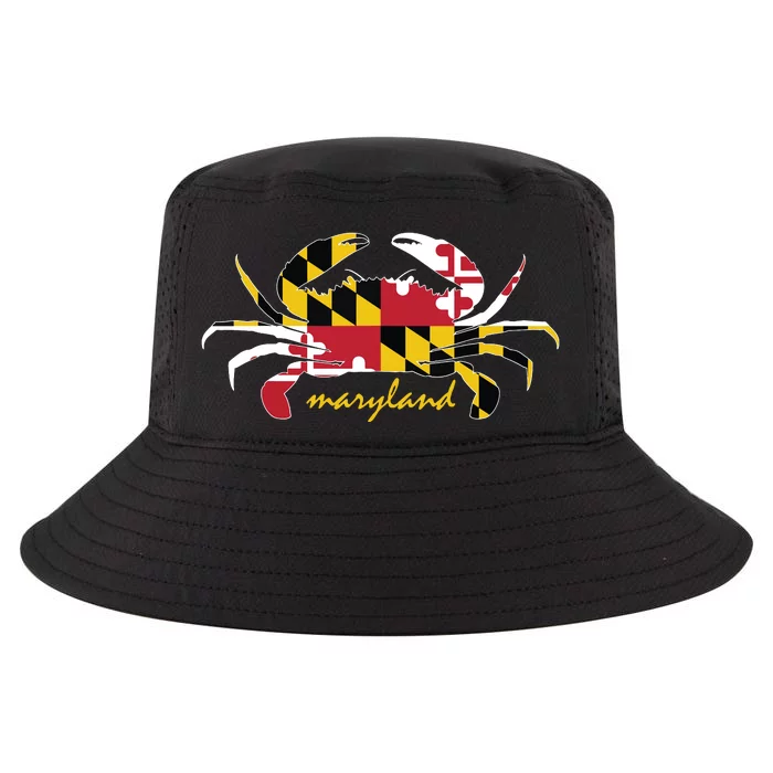 Maryland Crab Cute State Pride Flag Cool Comfort Performance Bucket Hat