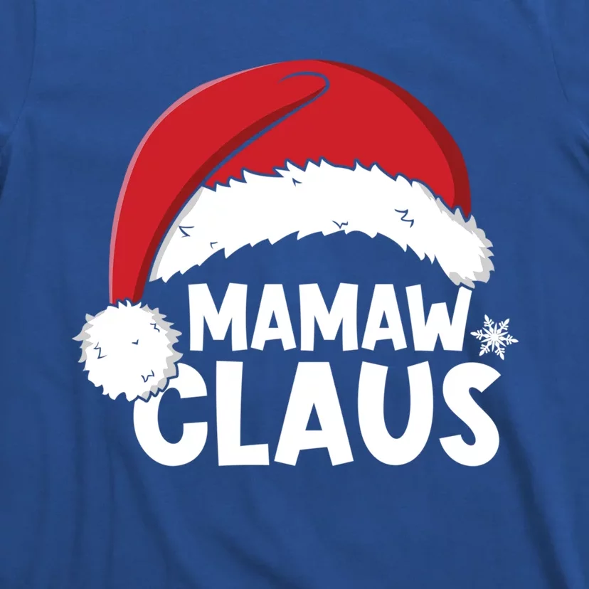 Mamaw Claus Christmas Family Matching Pajamas Xmas Santa Meaningful Gift T-Shirt