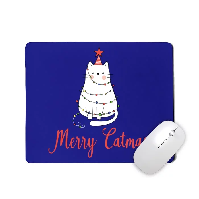 Merry Catmas Cat Christmas Gift Mousepad