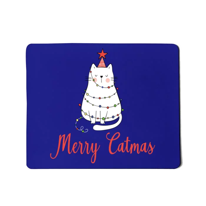 Merry Catmas Cat Christmas Gift Mousepad