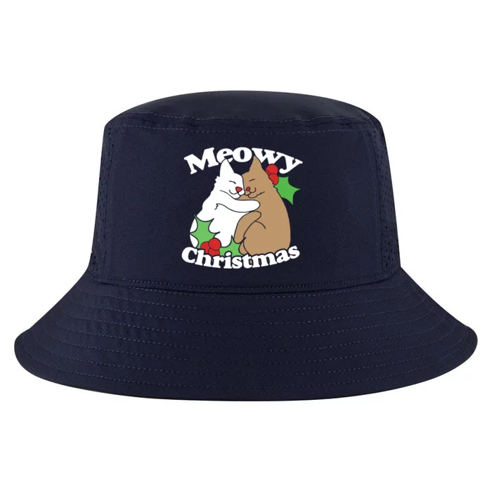 Meowy Catmas Christmas Cat Cool Gift Cool Comfort Performance Bucket Hat