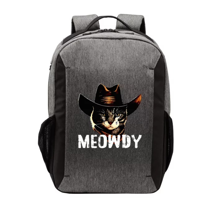 Meowdy Cat Cowboy Vector Backpack