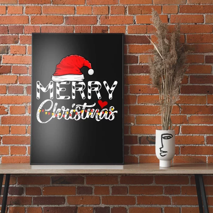 Merry Christmas Christmas Santa Claus Funny Family Christmas Poster