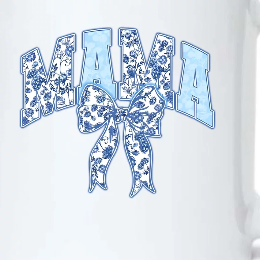 Mama Chinoiserie Coquette Black Color Changing Mug