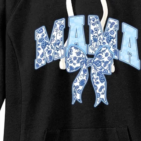 Mama Chinoiserie Coquette Women's Fleece Hoodie