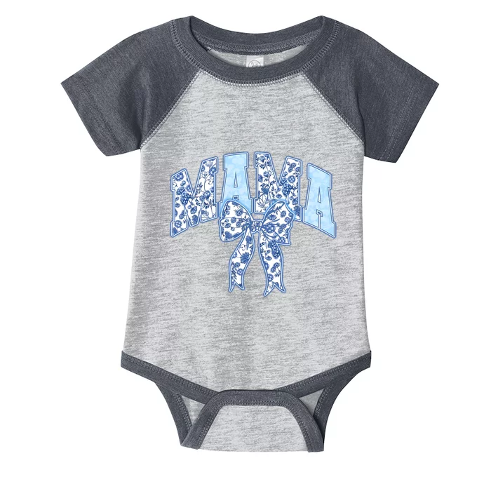 Mama Chinoiserie Coquette Infant Baby Jersey Bodysuit