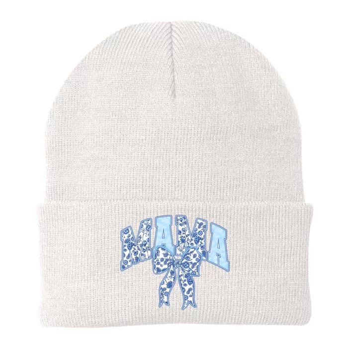 Mama Chinoiserie Coquette Knit Cap Winter Beanie