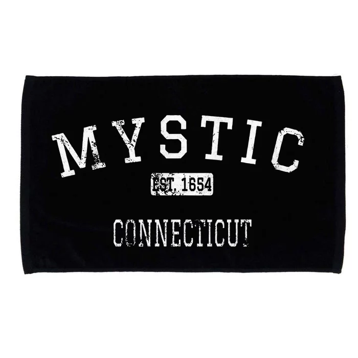 Mystic Connecticut Ct Vintage Microfiber Hand Towel