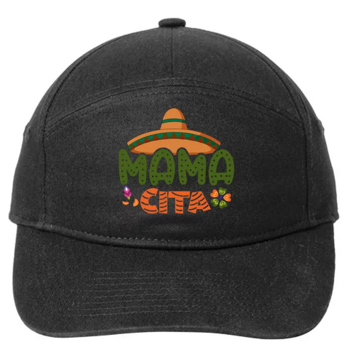 Mamacita Cinco De Mayo 5 De Mayo Cactus Fiesta Women 7-Panel Snapback Hat