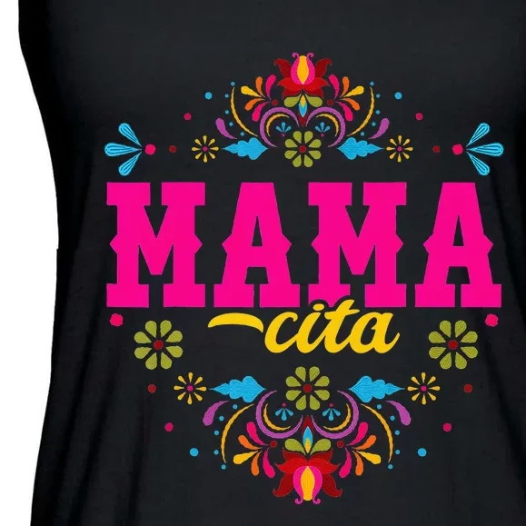 Mamacita Cinco De Mayo Fiesta Mexican Ladies Essential Flowy Tank