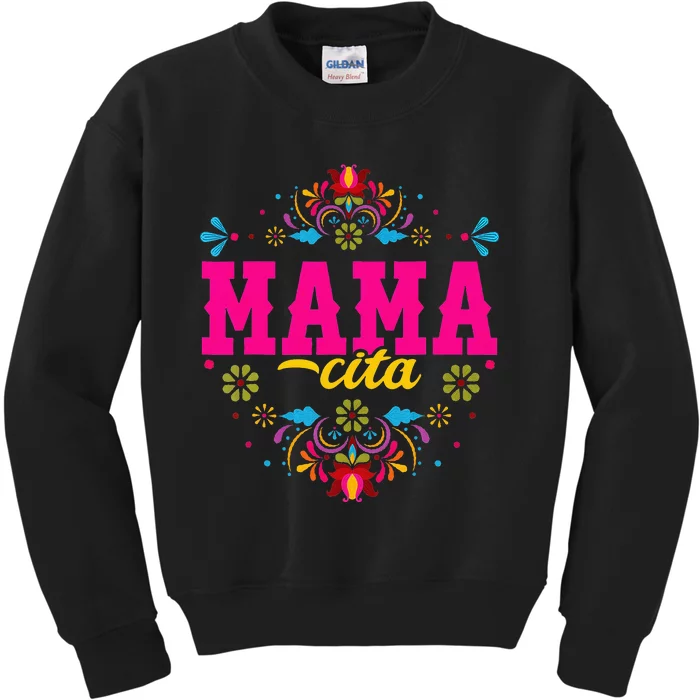 Mamacita Cinco De Mayo Fiesta Mexican Kids Sweatshirt