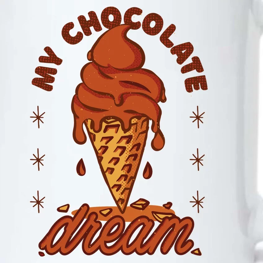 My Chocolate Dream Ice Cream Black Color Changing Mug