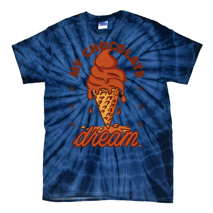 My Chocolate Dream Ice Cream Tie-Dye T-Shirt