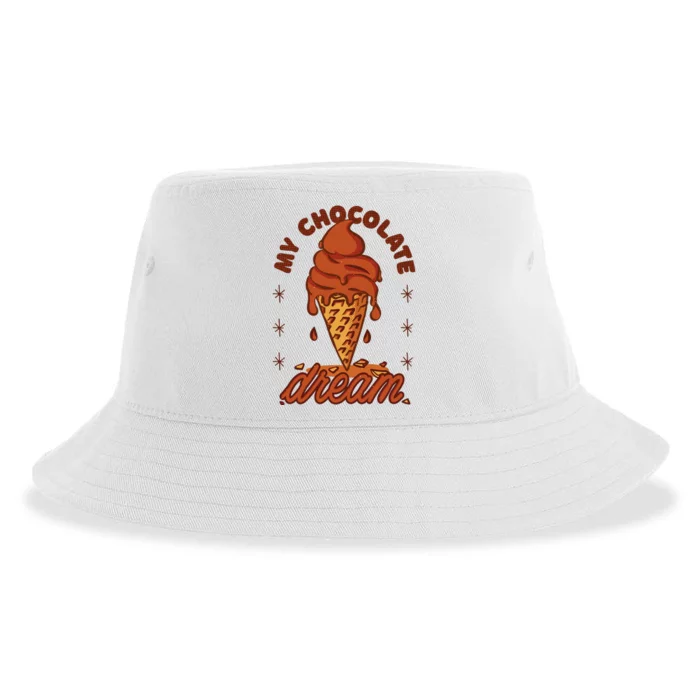 My Chocolate Dream Ice Cream Sustainable Bucket Hat