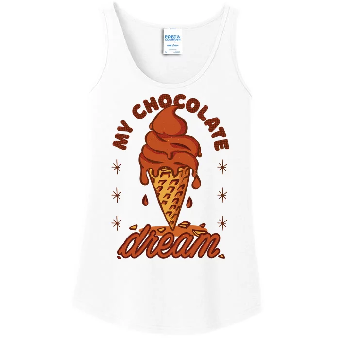 My Chocolate Dream Ice Cream Ladies Essential Tank