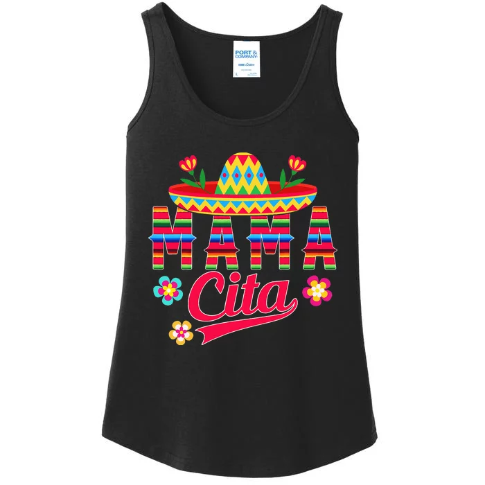 Mamacita Cinco de Mayo 5 De Mayo Cactus Fiesta Mexican Ladies Essential Tank