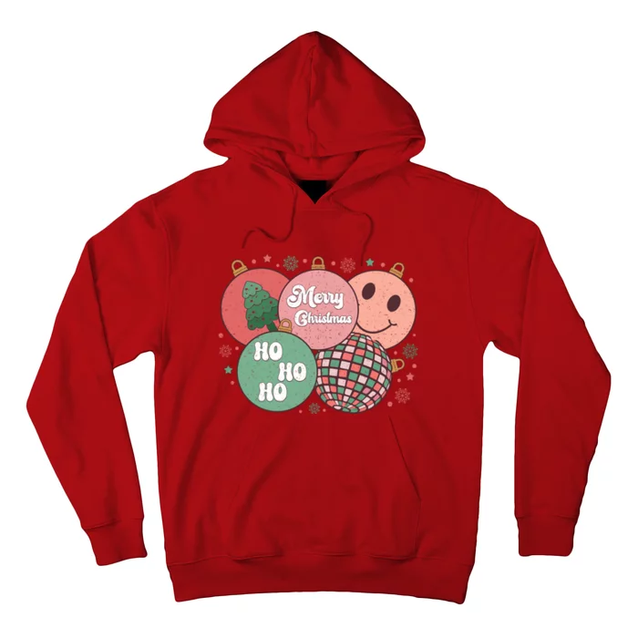 Merry Christmas Disco Ball Ho Ho Ho Hoodie