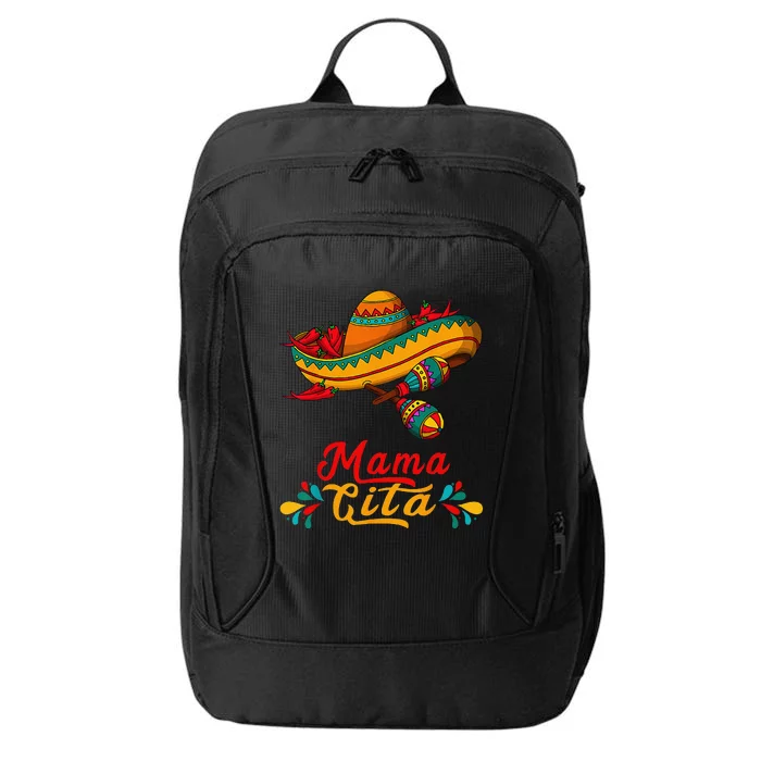 Mamacita Cinco De Mayo Taco Fiesta Mom Funny Mexican Gift City Backpack