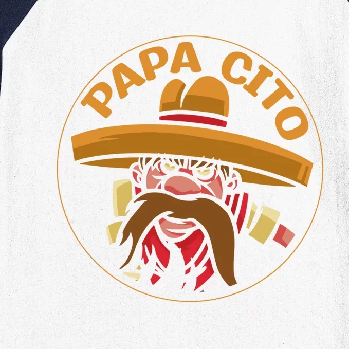 Mexican Cinco De Mayo Party Papa Cito Gift Baseball Sleeve Shirt