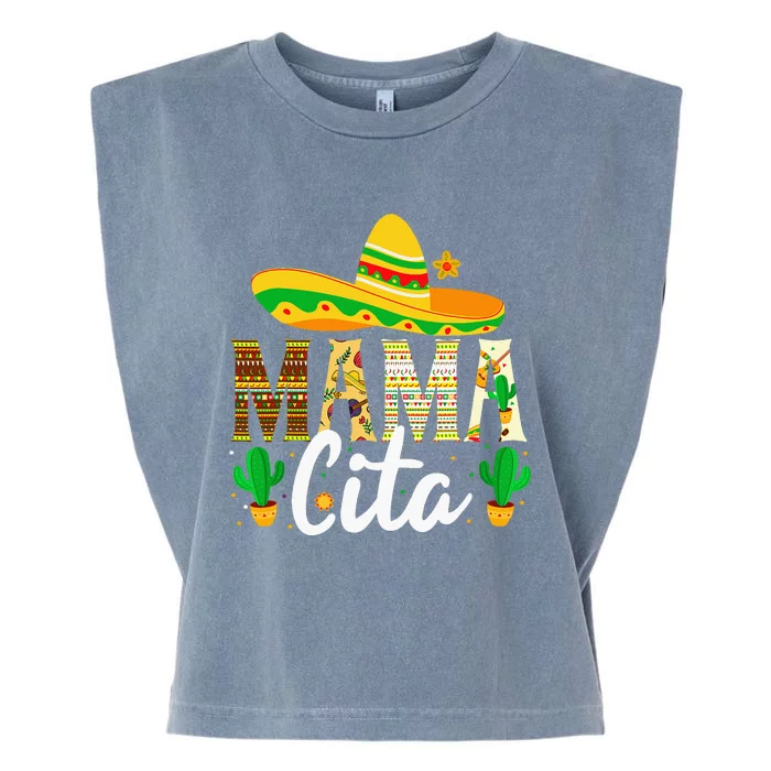 Mamacita Cinco De Mayo 5 De Mayo Cactus Fiesta Garment-Dyed Women's Muscle Tee