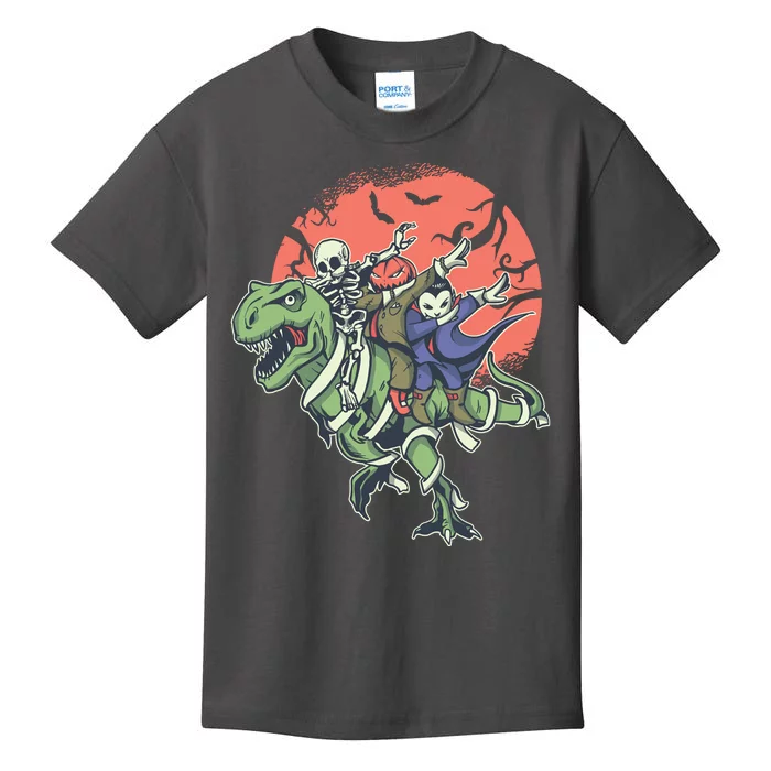 Monster Cartoons Dabbing Kids T-Shirt