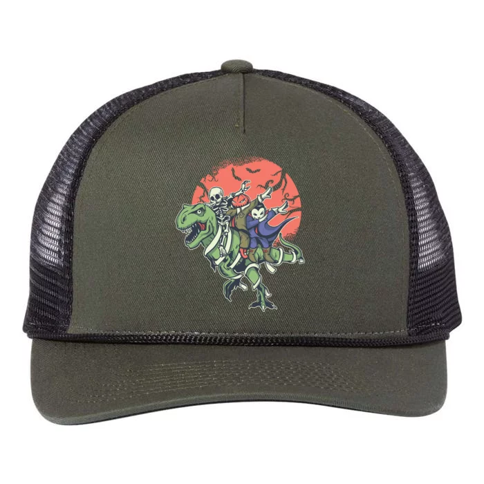 Monster Cartoons Dabbing Retro Rope Trucker Hat Cap