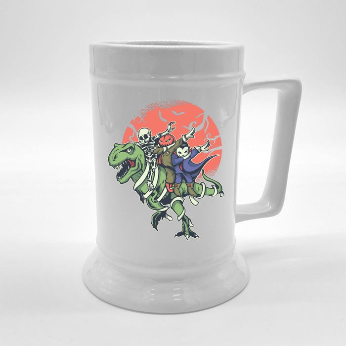 Monster Cartoons Dabbing Front & Back Beer Stein