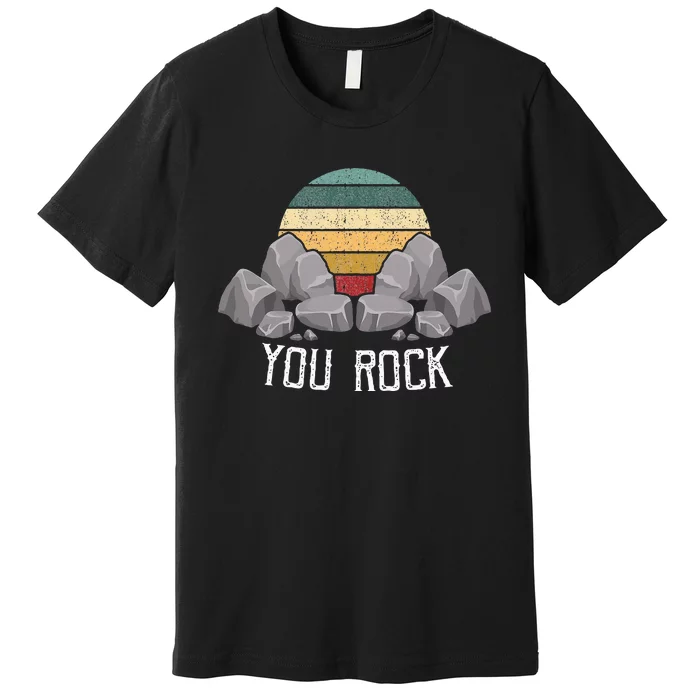 Mineral Collecting Design For Crystal Rock Premium T-Shirt