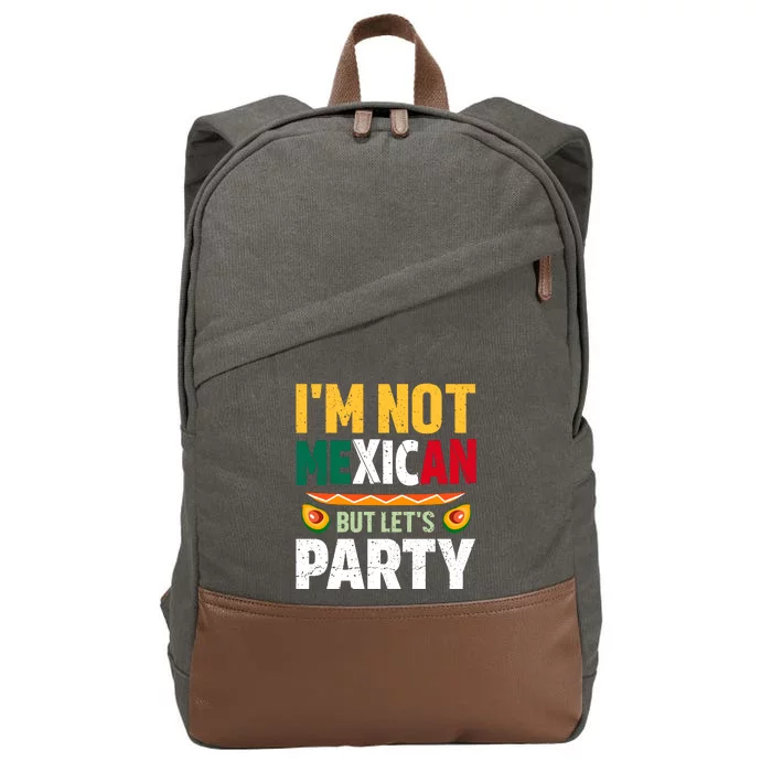 Mexican Cinco De Mayo T Cotton Canvas Backpack