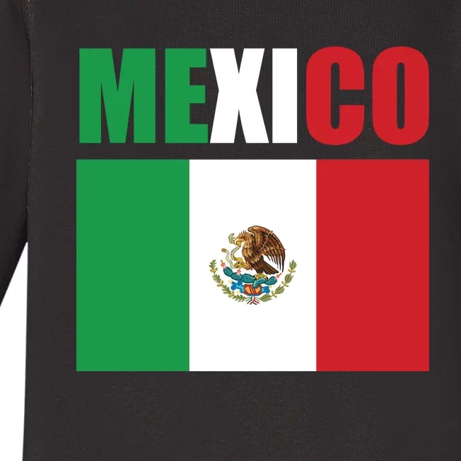 Mexico Cinco De Mayo T Baby Long Sleeve Bodysuit