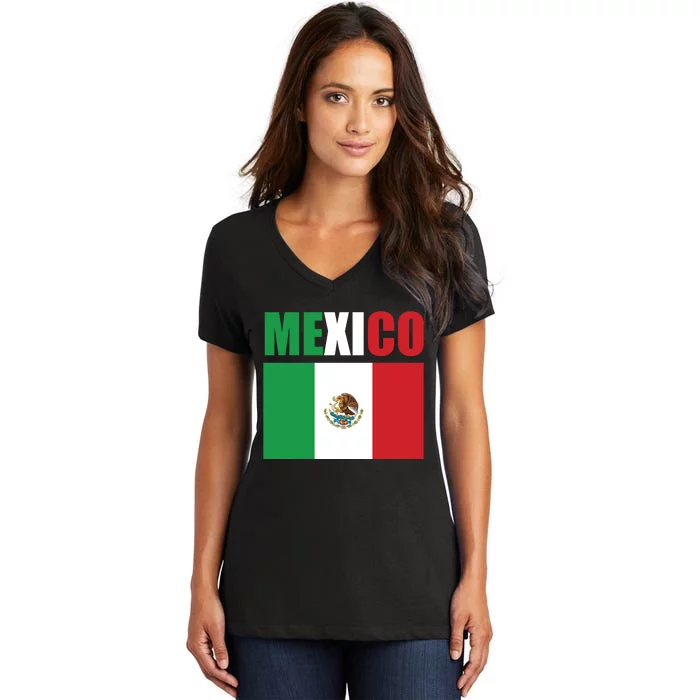 Mexico Cinco De Mayo T Women's V-Neck T-Shirt