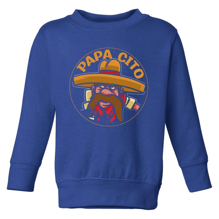 Mexican Cinco De Mayo Party Papa Cito Gift Toddler Sweatshirt