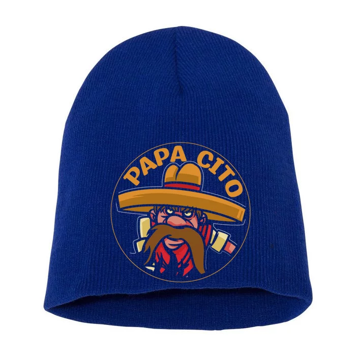 Mexican Cinco De Mayo Party Papa Cito Gift Short Acrylic Beanie