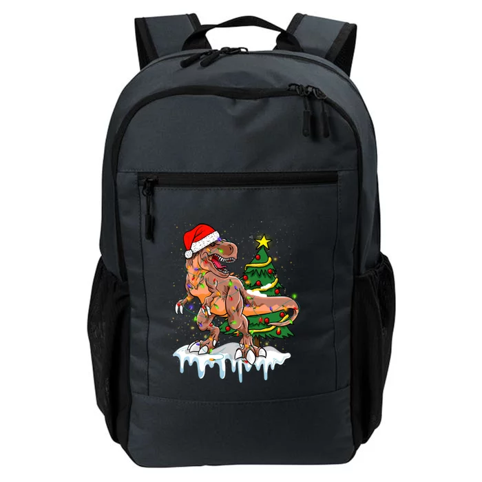 Merry Christmas Dinosaur Tree Rex Gift Daily Commute Backpack