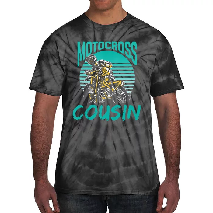 Motocross Cousin Dirt Bike Biker Rider Riding Tie-Dye T-Shirt