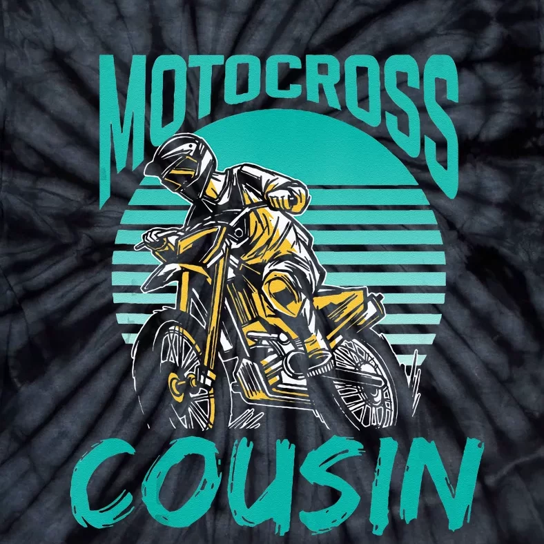 Motocross Cousin Dirt Bike Biker Rider Riding Tie-Dye T-Shirt